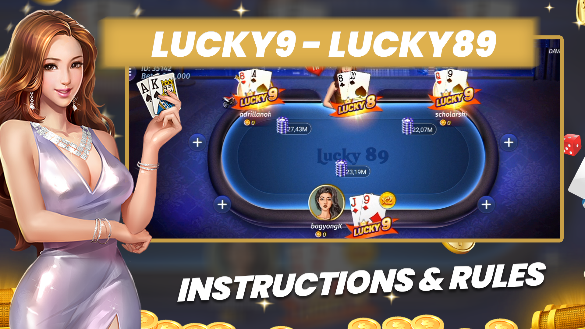 How to play Lucky 9? Lucky9 guide