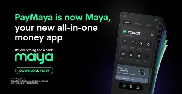 Paymaya is available on App Store & Google Play