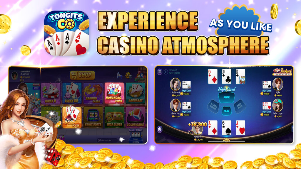 EXPERIENCE THE CASINO ATMOSPHERE ANYWHERE & ANY TIME.