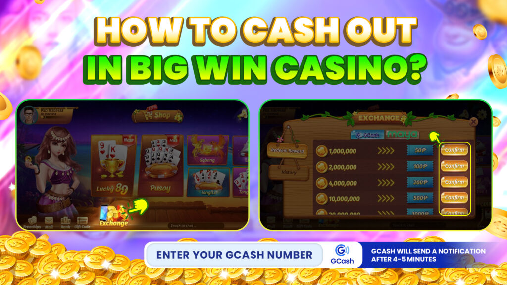 Online casino - How to cash out in Big Win Casino app