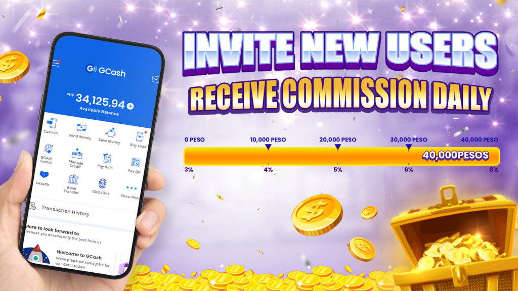 INVITE NEW USERS TO RECEIVE MASSIVE COMMISSION DAILY