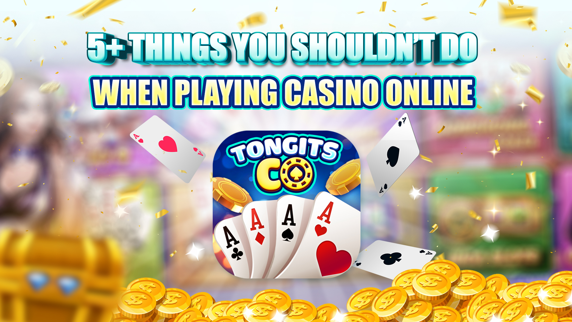 Tongits CO logo and 5+ things you shouldn't do when playing casino online