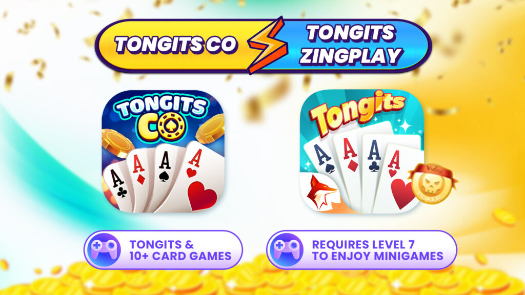 Tongits CO owns more than 10 card games compared to Tongits Zingplay needed to reach level 7 to play minigames.