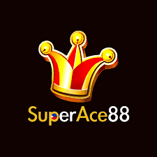 Superace88 logo with clown hat icon.