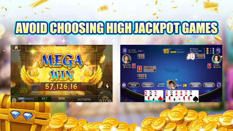 Choosing high jackpot games
