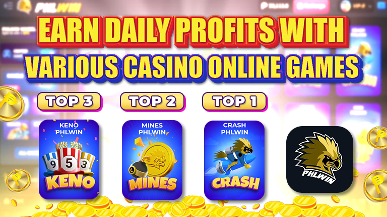Text Earn daily profits with various casino online games. Top 3 casino games in PHL Win include: Kenzo, Mines, Crash