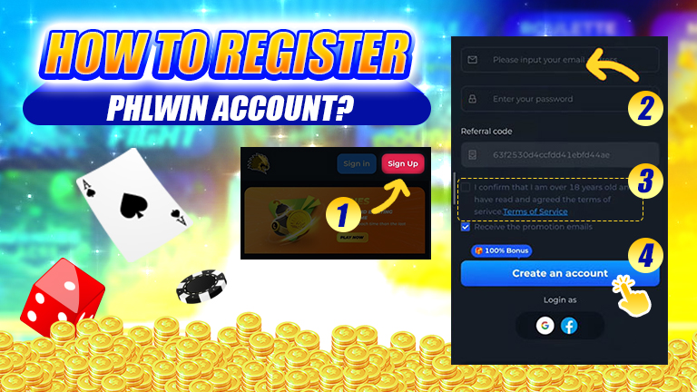 Step-by-step of instruction on how to register a casino account