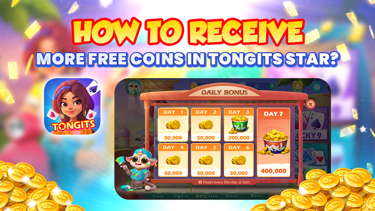 receive free coin guide of tongits star