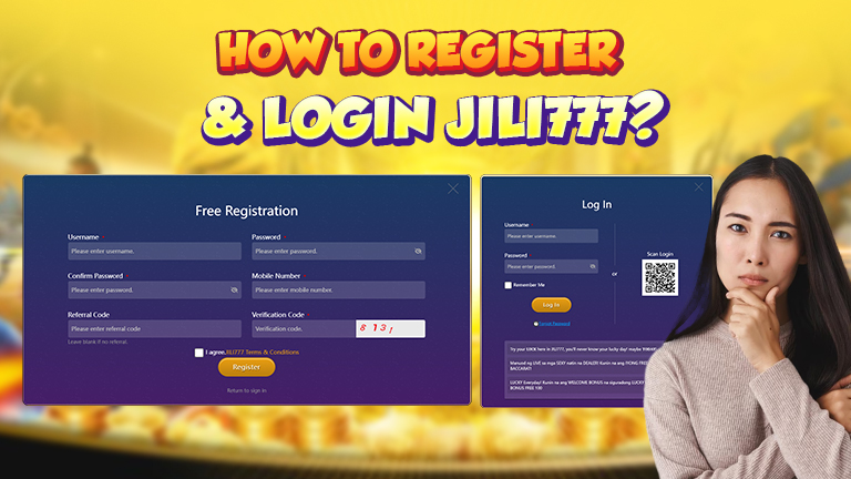 register and login guide for jili777