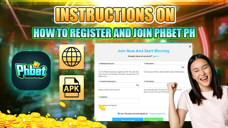 guide on how to register and join phbet ph