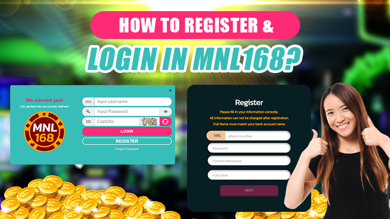 register and login in mnl168