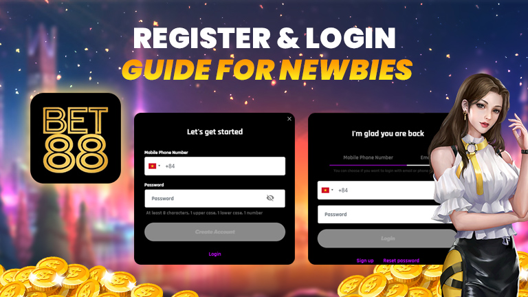 register and login guide for newbies