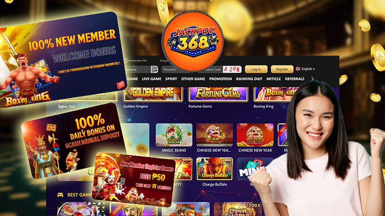 A girl discover overall information of Jackpot 368