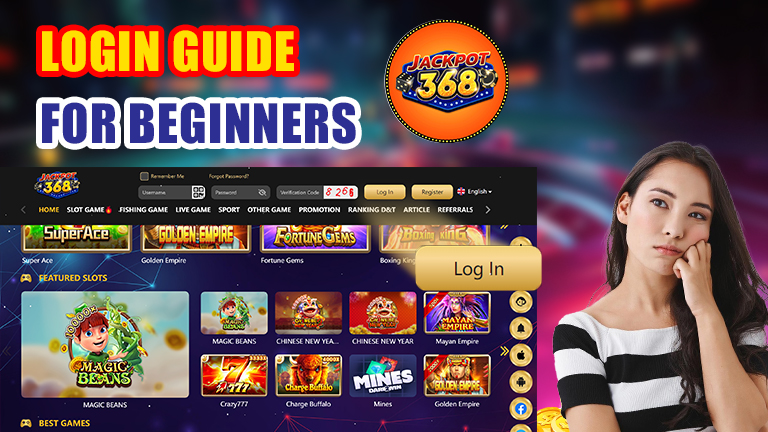 Login guide for beginners in Jackpot368 with Jackpot368 menu