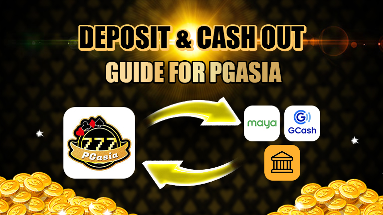 Logo PGasia making a transfer through Maya, GCash, and Bank.