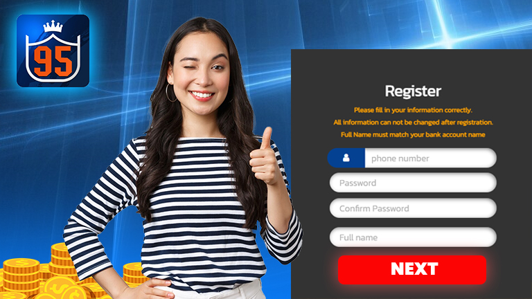 Register and login guide for Ubet95, demonstrate by register interface.