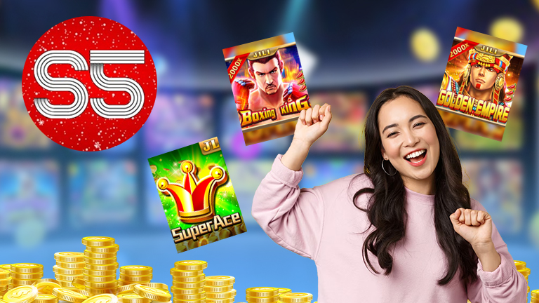 What inside S5 Casino game collection, demonstrate with several online casino game icon and logo S5 Casino