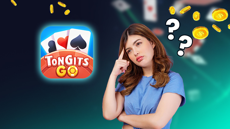 Why Tongits GO does not meant for everyone, logo Tongits GO with some question marks