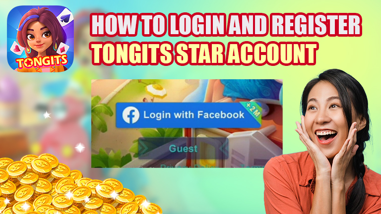 How to login and register Tongits Star account, demonstrate with Tongits Star register button