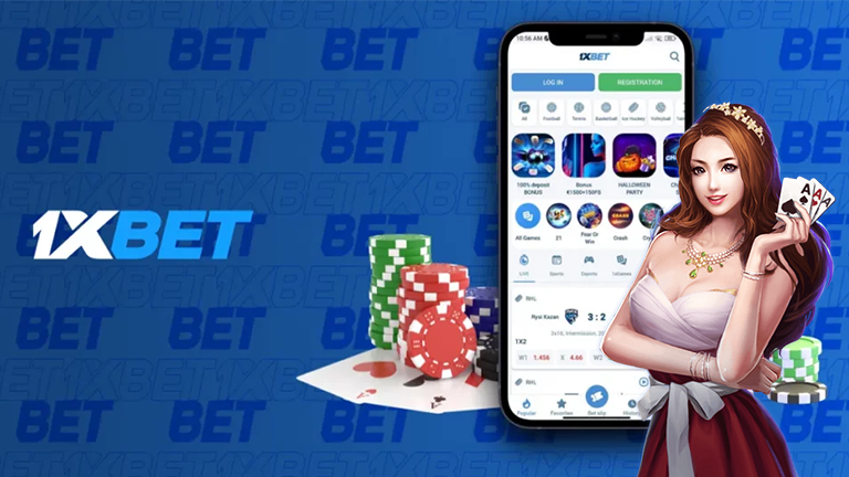 1xBet: The King of Continuous Betting, describe with 1Xbet logo and interface