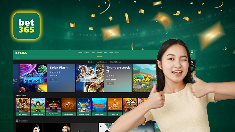What is Bet365, demonstrate with logo Bet365 and Bet365 main interface