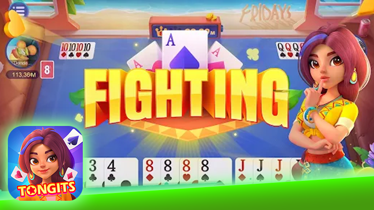 Tongits Star: Rising Star of Filipino Card Games, describe with logo Tongits Star and gameplay