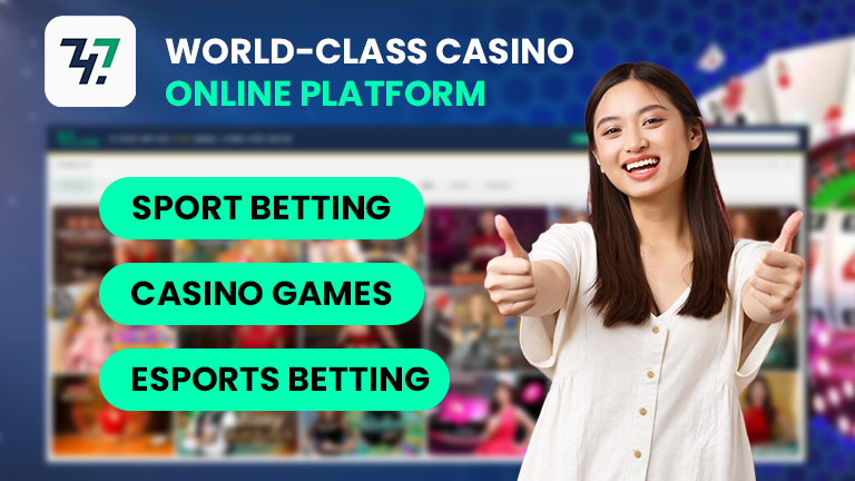 Button "Sport Betting" "Casino Games" "Esports Betting" show all gameplay of 747Live